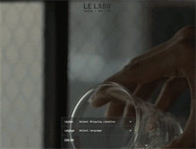 Tablet Screenshot of lelabofragrances.com
